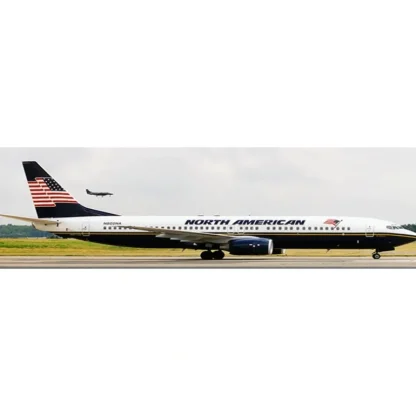 Jc Wings LH2NAO437A 1:200 North American Airlines Boeing 737-800 (Flaps Down) - Miniature Marvels: Airplane Models & Painted Dice* Airplane Model