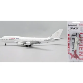 JC Wings LH2OEA255 1:200 Orient Thai Airlines Boeing 747-400 HS-STC (with FWDP keychain) - Miniature Marvels: Airplane Models & Painted Dice* Airplane Model
