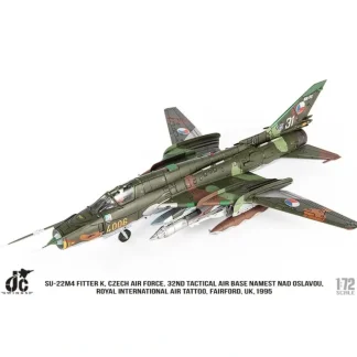 JC Wings Military JCW-72-SU20-005 1:72 SU-22M4 Fitter K Czech Air Force, 32nd Tactical Air Base Royal International Air Tattoo - Miniature Marvels: Airplane Models & Painted Dice* Airplane Model