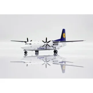 JC Wings SA2024 1:200 Lufthansa Fokker 50 Reg: D-AFFH - Miniature Marvels: Airplane Models & Painted Dice* Airplane Model