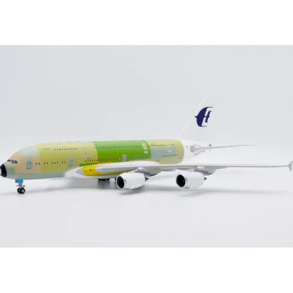JC Wings XX20063 1:200 Malaysia Airlines Airbus A380 "Bare Metal" Reg: F-WWSG - Miniature Marvels: Airplane Models & Painted Dice* Airplane Model