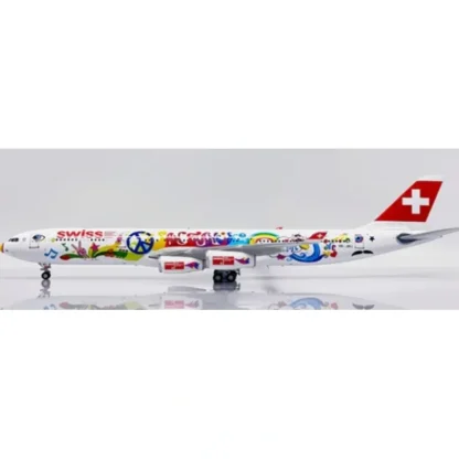 JC Wings XX20300 1:200 Swiss Airbus A340-300 "San Francisco" HB-JMJ - Miniature Marvels: Airplane Models & Painted Dice* Airplane Model