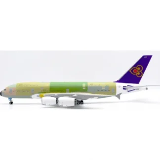 JC Wings XX20062 1:200 Thai Airways A380 F-WWAO "Bare Metal" - Miniature Marvels: Airplane Models & Painted Dice* Airplane Model
