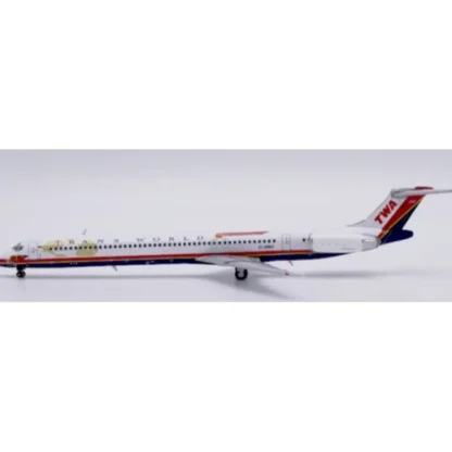 JC Wings XX40187 1:400 TWA McDonnell Douglas MD-83 "Wings of Pride" EI-BWD - Miniature Marvels: Airplane Models & Painted Dice* Airplane Model