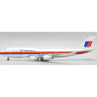 JC Wings XX40088 1:400 United Airlines Boeing 747-400 "Saul Bass" N185UA - Miniature Marvels: Airplane Models & Painted Dice* Airplane Model