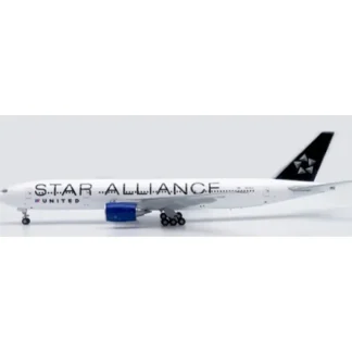 JC Wings XX20285 1:200 United Airlines Boeing 777-200ER "Star Alliance" N218UA - Miniature Marvels: Airplane Models & Painted Dice* Airplane Model