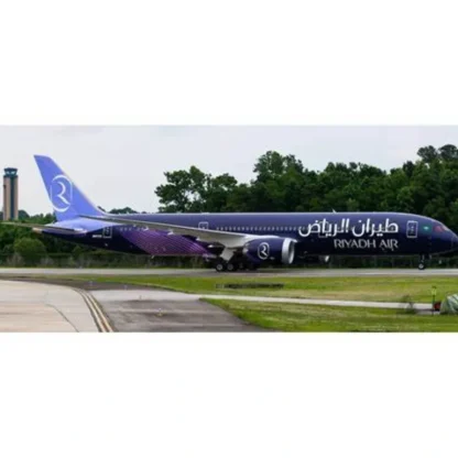 JC Wings XX20426A 1:200 Riyadh Air Boeing 787-9 N8572C (Flaps Down) - Miniature Marvels: Airplane Models & Painted Dice* Airplane Model