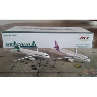 Jet-X JX037 1:400 Mexicana A320 - Miniature Marvels: Airplane Models & Painted Dice* Airplane Model