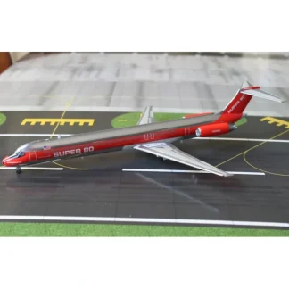 Jet-X JXL071 1:200 Super 80 McDonnell Douglas MD-80 N501MD - Miniature Marvels: Airplane Models & Painted Dice* Airplane Model
