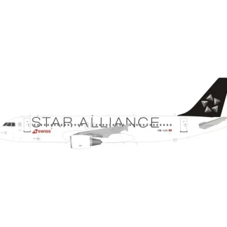 Jfox JF-A320-009 1:200 A320-200 Swiss Air HB-IJO - Miniature Marvels: Airplane Models & Painted Dice* Airplane Model
