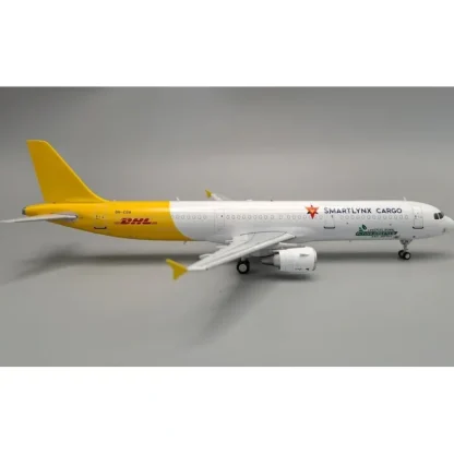 JFox JF-A321-032 1:200 SmartLynx Cargo DHL Airbus A321-211 - Miniature Marvels: Airplane Models & Painted Dice* Airplane Model