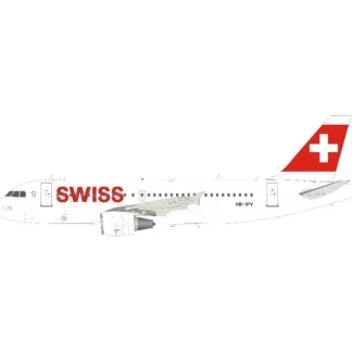 JFox JF-A319-012 1:200 Swiss Airbus A319 HB-IPV - Miniature Marvels: Airplane Models & Painted Dice* Airplane Model