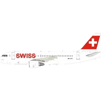 JFox JF-A319-012 1:200 Swiss Airbus A319 HB-IPV - Miniature Marvels: Airplane Models & Painted Dice* Airplane Model