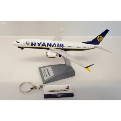 JFox JF-737-8M-005 1:200 Ryanair Boeing 737 Max 8 - Miniature Marvels: Airplane Models & Painted Dice* Airplane Model