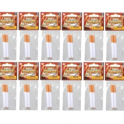 New 144 JOKE PUFF CIGARETTE - Fake Smoke Magic Trick Gag Prop Costume Accessory (12 dz) - Miniature Marvels: Airplane Models & Painted Dice Egpull