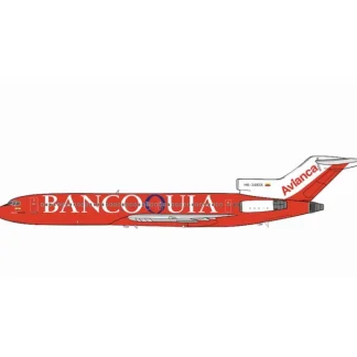JP60 Models JP60-722AV-3480K Boeing 727-200 Avianca "BancoQuia" HK-3480X - Miniature Marvels: Airplane Models & Painted Dice* Airplane Model