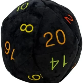 New Jumbo D20 Novelty Dice Plush - Rainbow - Miniature Marvels: Airplane Models & Painted Dice Accessories