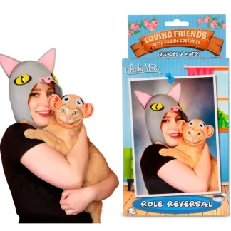 Hot Kitty Cat Costume Kit (Owner & Pet Role Reversal) Funny GaG - Archie McPhee - Miniature Marvels: Airplane Models & Painted Dice Egpull