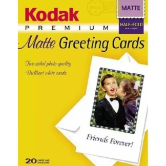 Discount Kodak 1131549 Premium InkJet Matte Greeting Cards 20 Cards and Envelope (New) - Miniature Marvels: Airplane Models & Painted Dice Egpull
