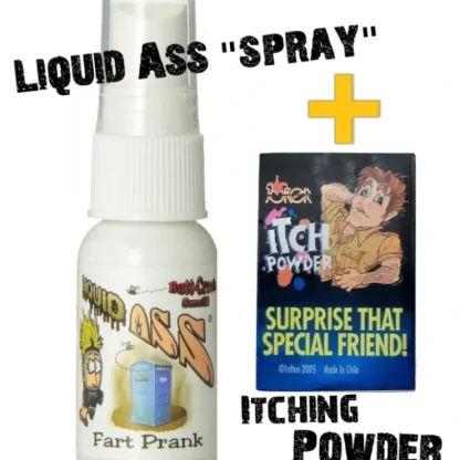 Fashion Liquid Ass spray + Itching Powder ~ ( COMBO ) - Miniature Marvels: Airplane Models & Painted Dice Egpull