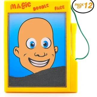 Cheap 12 Magic Doodle Face - Child Magnetic Draw Board Puzzle Game Classic Toys (1 dz) - Miniature Marvels: Airplane Models & Painted Dice Egpull