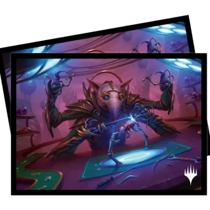 Clearance Magic the Gathering CCG: March of the Machine 100ct Deck Protector Sleeves E - Miniature Marvels: Airplane Models & Painted Dice Accessories