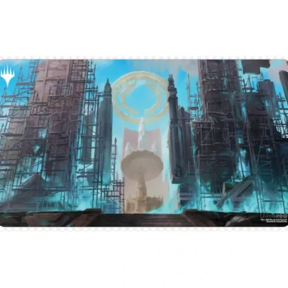 Best Sale Magic the Gathering CCG: Ravnica Remastered Playmat from the Azorius Senate - Miniature Marvels: Airplane Models & Painted Dice Accessories