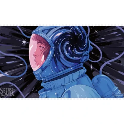 Online Magic the Gathering CCG: Secret Lair Holiday 2023 - Through the Wormhole Playmat v4 - Miniature Marvels: Airplane Models & Painted Dice Accessories