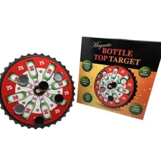 New Magnetic Bottle Top Target Beer Drinking Bottle Cap Throwing Dartboard Pong Game - Miniature Marvels: Airplane Models & Painted Dice Egpull