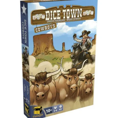 Store Matagot: Dice Town - Cowboy Expansion - Miniature Marvels: Airplane Models & Painted Dice Board Game