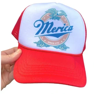 Fashion 'Merica Trucker Snapback USA American Pride Hat - Retro Skater Ball Cap - Miniature Marvels: Airplane Models & Painted Dice Egpull