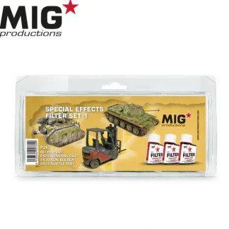Sale MIG Productions: Special Effects Set 1 LTG AK-P267 - Miniature Marvels: Airplane Models & Painted Dice Paint