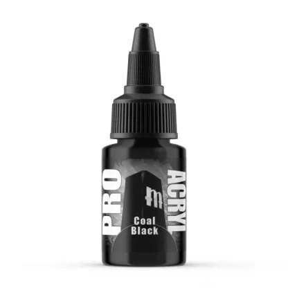Fashion Monument Hobbies Pro Acryl Standard Coal Black 22ml - Miniature Marvels: Airplane Models & Painted Dice Paint