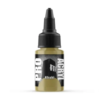 Cheap Monument Hobbies Pro Acryl Standard Khaki 22ml - Miniature Marvels: Airplane Models & Painted Dice Paint