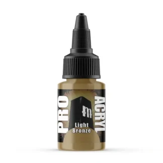 Hot Monument Hobbies Pro Acryl Standard Light Bronze 22ml - Miniature Marvels: Airplane Models & Painted Dice Paint
