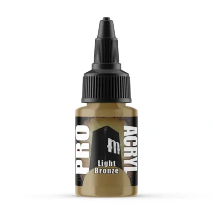 Hot Monument Hobbies Pro Acryl Standard Light Bronze 22ml - Miniature Marvels: Airplane Models & Painted Dice Paint
