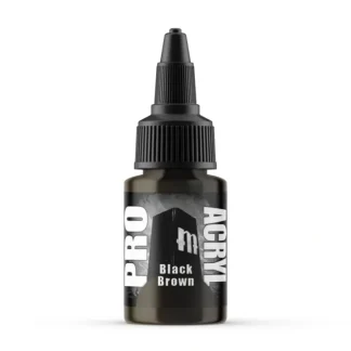 Cheap Monument Hobbies Pro Acryl Standard Black Brown 22ml - Miniature Marvels: Airplane Models & Painted Dice Paint