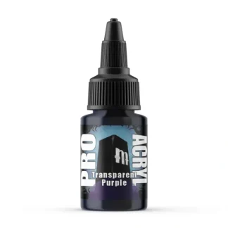 New Monument Hobbies Pro Acryl Standard Transparent Purple 22ml - Miniature Marvels: Airplane Models & Painted Dice Paint