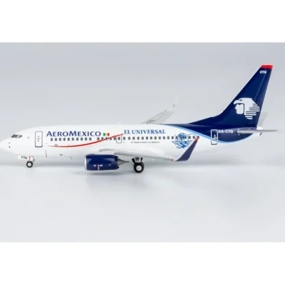 NG 77029 1:400 AeroMexico Boeing 737-700 XA-CTG - Miniature Marvels: Airplane Models & Painted Dice* Airplane Model