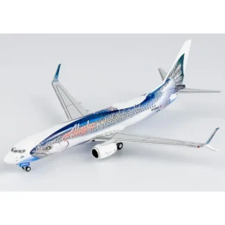 NG 58167 1:400 Alaska Airlines 737-800/w N559AS(Salmon Thirty Salmon II livery; with scimitar winglets) - Miniature Marvels: Airplane Models & Painted Dice* Airplane Model