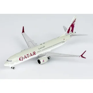 NG 88018 1:400 Qatar Airways Boeing 737 MAX 8 A7-BSH - Miniature Marvels: Airplane Models & Painted Dice* Airplane Model