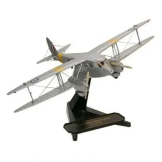 Oxford 72DR005 de Havilland Dragon Rapide Classic Wings, G-AIYR, Duxford Aerodrome, England - Miniature Marvels: Airplane Models & Painted Dice* Airplane Model