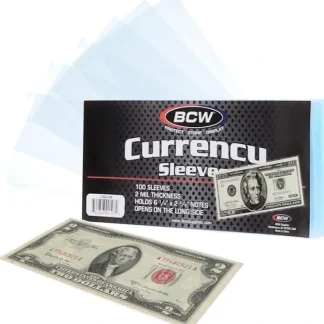 Shop 100 Pack - Regular Bill Currency Sleeves - Protect Your NOVELTY MONEY! - Miniature Marvels: Airplane Models & Painted Dice Egpull