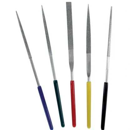 New 5pc Diamond File Set 100mm - Miniature Marvels: Airplane Models & Painted Dice Accessories