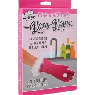 Sale Pink & Pearly Diamond Luxury Glam Gloves - Household Washing Cleaning Kitchen - Miniature Marvels: Airplane Models & Painted Dice Egpull