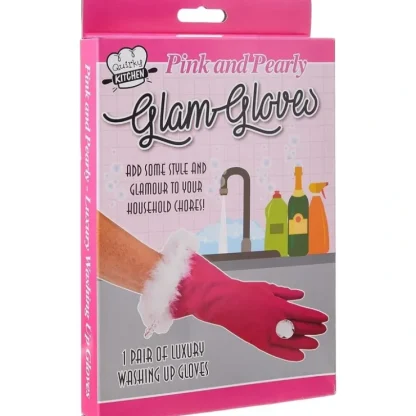 Sale Pink & Pearly Diamond Luxury Glam Gloves - Household Washing Cleaning Kitchen - Miniature Marvels: Airplane Models & Painted Dice Egpull