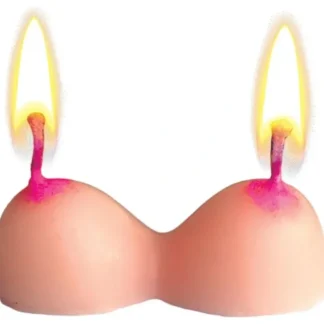 Discount 3pk Boobie Shaped Party Candles - Boobs Breast Birthday Adult Novelty Cake Decor - Miniature Marvels: Airplane Models & Painted Dice Egpull