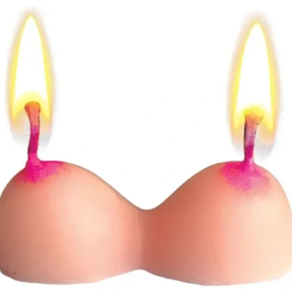 Discount 3pk Boobie Shaped Party Candles - Boobs Breast Birthday Adult Novelty Cake Decor - Miniature Marvels: Airplane Models & Painted Dice Egpull