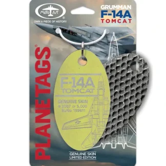 Plane Tags Grumman F-14 Tomcat 159611 (Interior Green Honeycomb) - Miniature Marvels: Airplane Models & Painted Dice* Airplane Model
