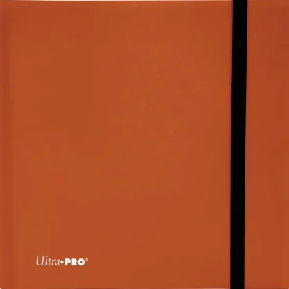 Hot 12-Pocket Eclipse PRO-Binder - Pumpkin Orange - Miniature Marvels: Airplane Models & Painted Dice Accessories